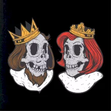 King and Queen lebky