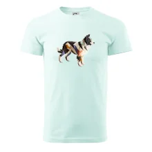 Border colie slepená z papíru