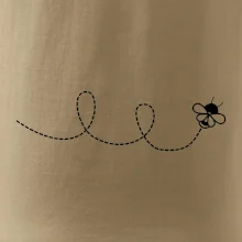 Dráha letu včely - smyčka