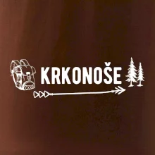 Krkonoše nápis