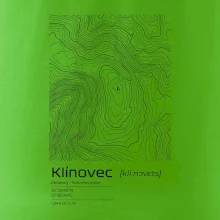 Klínovec - vrstevnice v obdélníku