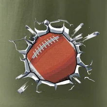 Americký fotbal míč v triku