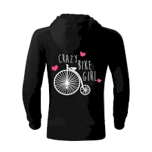 Crazy bike girl
