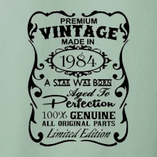 Vintage Etiketa - 1984