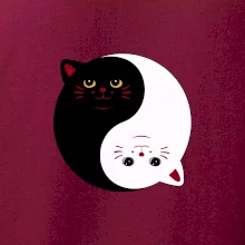 Kočky jin jang barevné