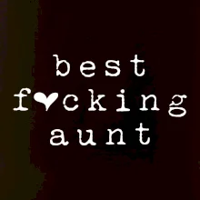 Best fucking aunt