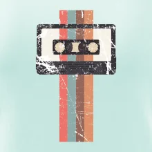 Retro kazeta - pruhy