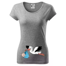 Čáp a miminko - kluk (Hana-creative)