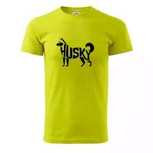 Husky nápis v těle
