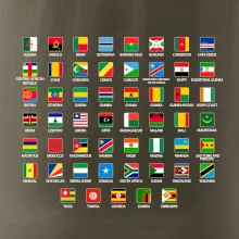 Vlajky států - Afrika