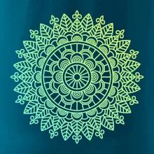 Mandala zelenožlutá