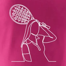 Tenistka  jednim tahem