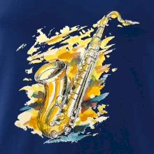 Saxofon malovaný