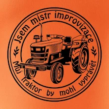 Mistr improvizace starý traktor