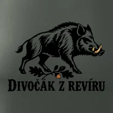 Divočák z revíru jednoduchý lovecký motiv