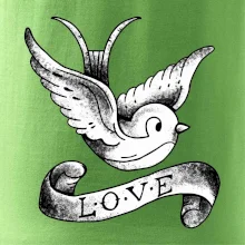 Love holubice - kreslená