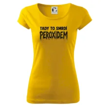 Tady to smrdí peroxidem