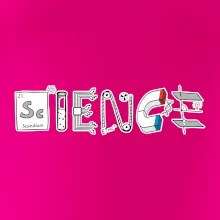 Science věda nápis