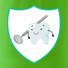 Zoubek na prsu - zrcátko