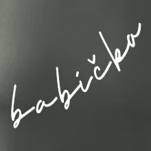 Mikina babička se jmény dětí