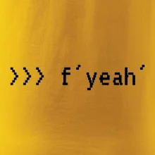 Python  f yeah