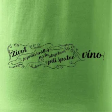 Život je příliš krátký - lahev