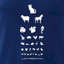 Oční test zvířatka