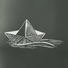 Letní romance - papírová loďka