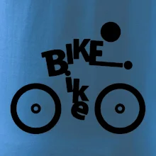 Bike nápis postava