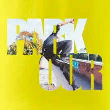 Parkour nápis ve městě