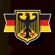 Německá orlice a vlajka