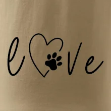 Love nápis zvíře