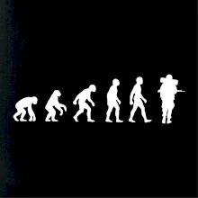 Evoluce vojáka - plná polní Evoluce vojáka - plná polní