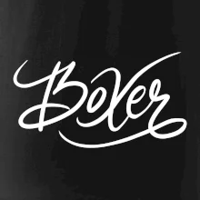 Boxer - nápis okrasný