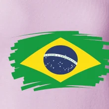 Brazílie vlajka štětkou