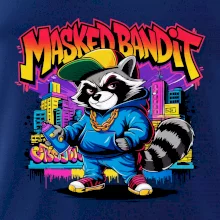 Mýval - masked bandit grafitti