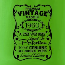 Vintage Etiketa - 1960