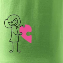 Párová trička puzzle postavička