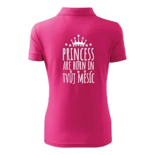 Princesses are born in (vlastní nápis měsíc narození)