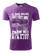 K řidiči náklaďáku buďte vždy milý
