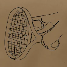 Tenisová raketa jednim tahem