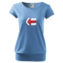 Párová turistická značka  červená