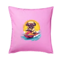 Mops na vodním skútru