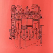Motor Škoda/ VW 1.9L  TDI ze předu