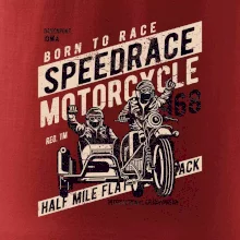 Speedrace motrcycle half mile
