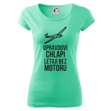 Opravdovi chlapi létají bez motoru