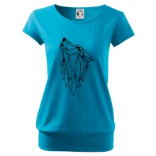 Geometrie - vlk - vyjící