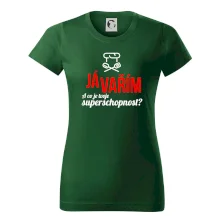 Já vařím - tvoje superschopnost? rovný nápis