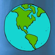 Planeta na prsu - Amerika