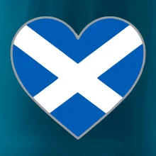 Skotské srdce na prso